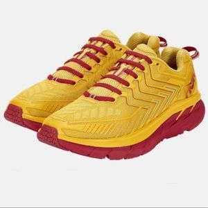 Outdoor Voices Yellow and Red Athletic Shoes